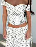DENALI TOP CREAM DOT