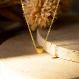 Mini Heart Gold Necklace