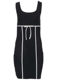 Ponte Bodycon Mini Jet Black