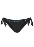 Sequin Tie Side Moderate Bottom Black