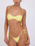 KHESSA BIKINI BOTTOM YELLOW LEMON