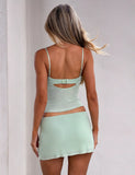 OCTAVIA MINI SKIRT PISTACHIO