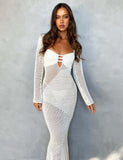 MACAULEY DRESS WHITE CREAM