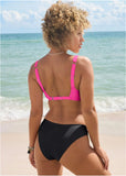 Lovely Lift Wrap Top Hot Pink