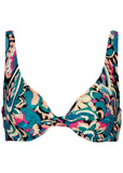 Antigua Twist Bikini Top Fuzzy Paisley