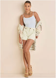 Chino 5 Inch Short Cream