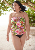 Blouson Bandeau Tankini Top Camille