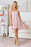 Its My Day Floral Smocked Mini Dress SALE
