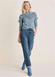 Cheveron Sweater Tourmaline