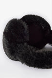 Faux Fur Earmuffs in Black