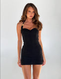 BRIALLEN MINI DRESS BLACK