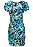V Neck Mini Dress Parisian Monarch