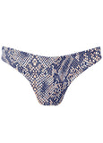 Bali Moderate Bikini Bottom Blue Cobra