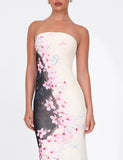 LILLIAN MAXI DRESS MULTI FLORAL CHERRY BLOSSUM