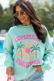 Summer Forever Mint Graphic Sweatshirt