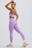 Define Luxe High Waist Leggings in Lilac