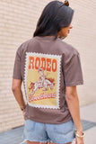 Rodeo Sweetheart Brown Graphic Tee