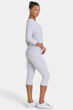 ButterCloud Capri Leggings in Grey Marl