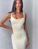 MORANA DRESS YELLOW BUTTER