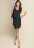 Casual Tank Dress Black
