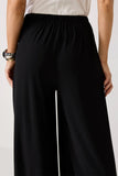 Pleated Wide Leg Pant