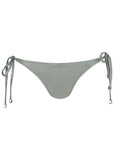 Shine Miami Tie Side Moderate Bottom Silver Metallic