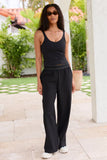 All In A Day Black Active Pants