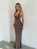 ZENEVA MAXI DRESS MOCHA