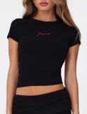 SAPHIRA TEE BLACK