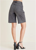Denim Bermuda Shorts Grey Wash