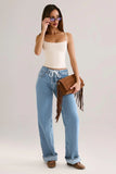 Modal Scoop Neck Tank Top in Ivory