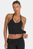 ButterCloud Crop Tank Top in Black