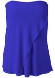 Classic Bandeau Tankini Top Royal