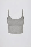 Super Sculpt Seamless Longline Camisole Top in Grey Marl