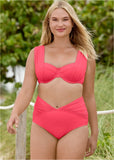 The Uplift Marilyn Top Sunset Pink