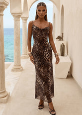 Trendsetter Maxi Dress Leopard Print