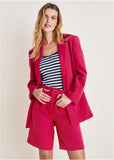 Oversized Blazer Dark Pink