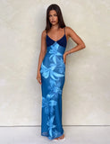 ALAINA DRESS BLUE ORCHID