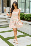 Claudia Pink Plaid Dress