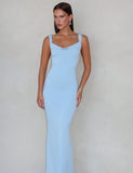 ZITA DRESS BLUE BABY BLUE