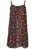 Crinkle Cover Up Dress Very Cherry