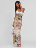TILLEY MAXI DRESS ROSE POSTCARD