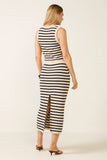 Emori Stripe Maxi Skirt