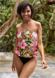 Blouson Bandeau Tankini Top Camille