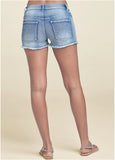 Jessica Cutoff Denim Shorts Light Wash