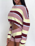 KOA 20 STRIPED SHORT TAN STRIPE