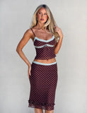 AMARA MIDI SKIRT POLKA DOT