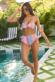 High Tide Champs Elysees Pink High Waisted Bikini Bottom