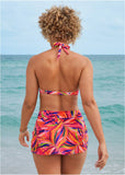 Marilyn Push Up Bikini Top Tropical Jungle