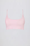 Super Sculpt Seamless Backless Sports Bra in Powder Pink